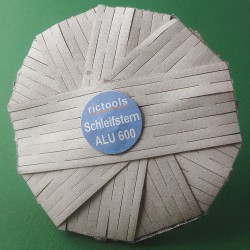 rictools Schleifstern BM Standard ALU – Ø 100 mm, K600 extra fein