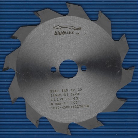 blueline by AKE Handkreissägeblatt HW Wechselzahn grob – Ø 140 mm, Bohrung 20 mm