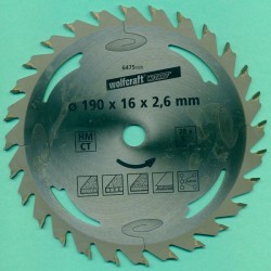 wolfcraft WIZARD Serie silber HM Flach-Hohlzahn