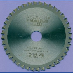 Kreissägeblätter Ø 130 mm, Bohrung 20 mm