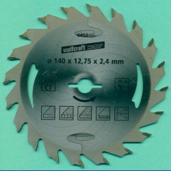 Kreissägeblätter Ø 140 mm, Bohrung 12,7 mm (1/2'')