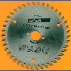 Kreissägeblätter Ø 140 mm, Bohrung 20 mm