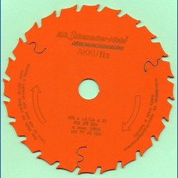Kreissägeblätter Ø 165 mm, Bohrung 20 mm
