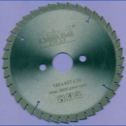 Kreissägeblätter Ø 180 mm, Bohrung 30 mm