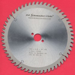 Kreissägeblätter Ø 190 mm, Bohrung 20 mm