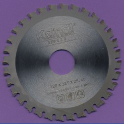 Kreissägeblätter Ø 120 mm, Bohrung 25,4 mm (1'')