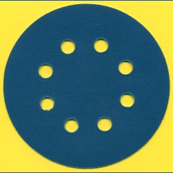 Haft-Schleifscheiben Ø 125 mm 8-fach gelocht