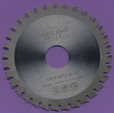 Kaindl XTR-S 2.0 Multisägeblatt für  Einhand-Winkelschleifer und Kreissägen, Ø 120 mm, Bohrung 25,4 mm (1’’)