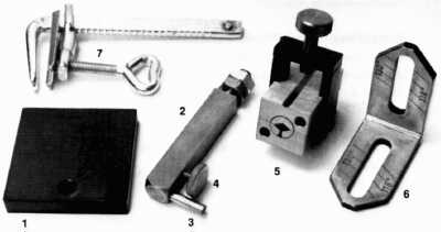 Die Einzelteile der Stahl-Ausführung