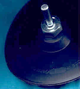 Kaindl Gummi-Stützteller mit Klett mit Aufnahme-Adapter für die Bohrmaschine